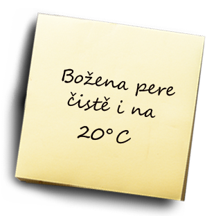 Božena pere čistě i na 20° C – KAREL JE KING!